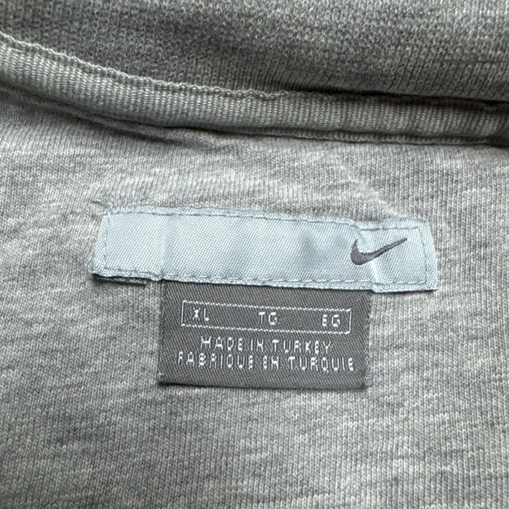 Vintage Y2K Nike Sweatshirt Men's Sz XL Grey Faded Distressed Grunge Swoosh Logo